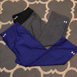 BUNDLE Under Armour Heatgear Cropped Pants
